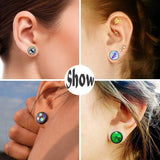 Load image into Gallery viewer, Stud Earrings for Men | Viking Earrings | Tree of Life Earrings